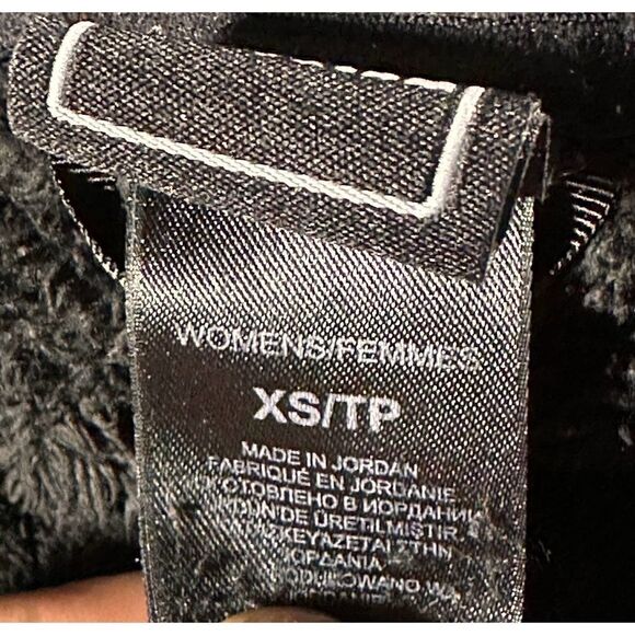 North Face Full Zip Osito Fleece Jacket Black Breast Cancer Awareness Women XS - Picture 9 of 10